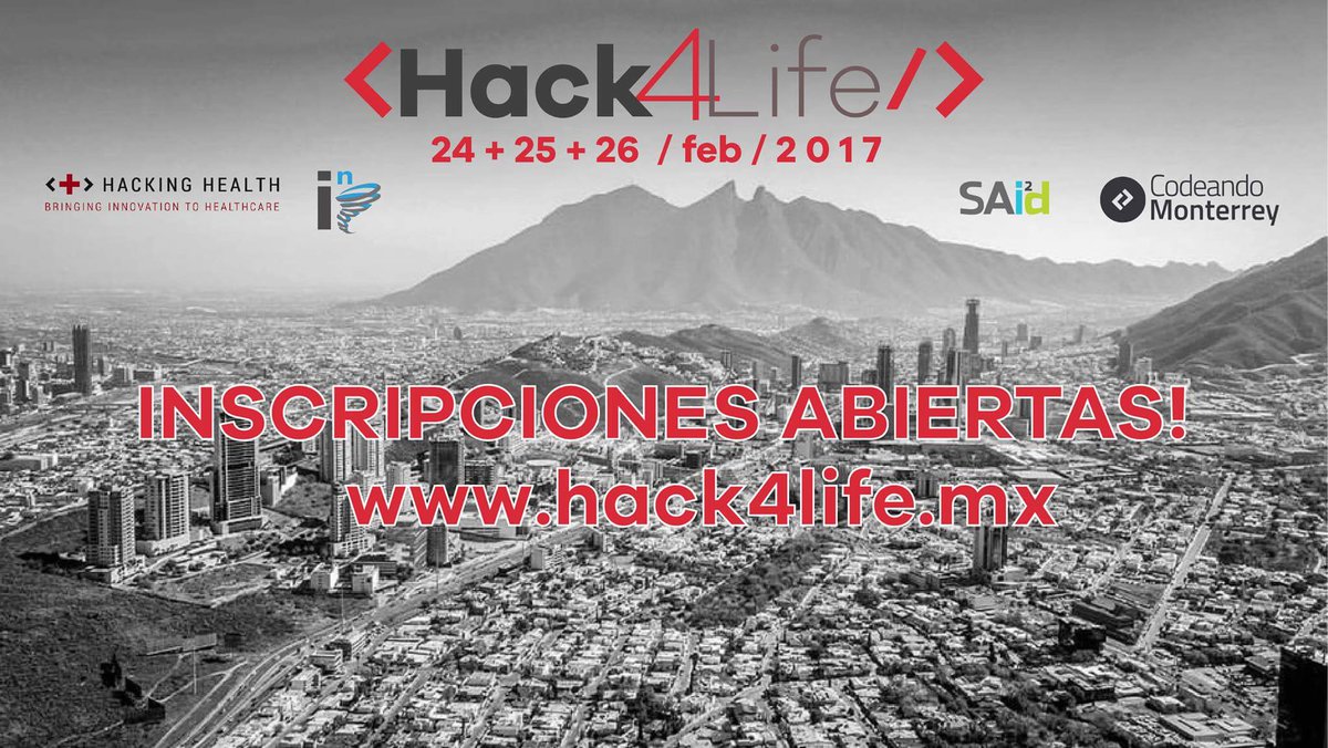 JS_Osorio's tweet photo. ¿Alguien en Monterrey que tenga un problema en salud a resolver? #HackathonHack4Life #Mentoring #Cancer hack4life.mx https://t.co/kvYT1ghdej