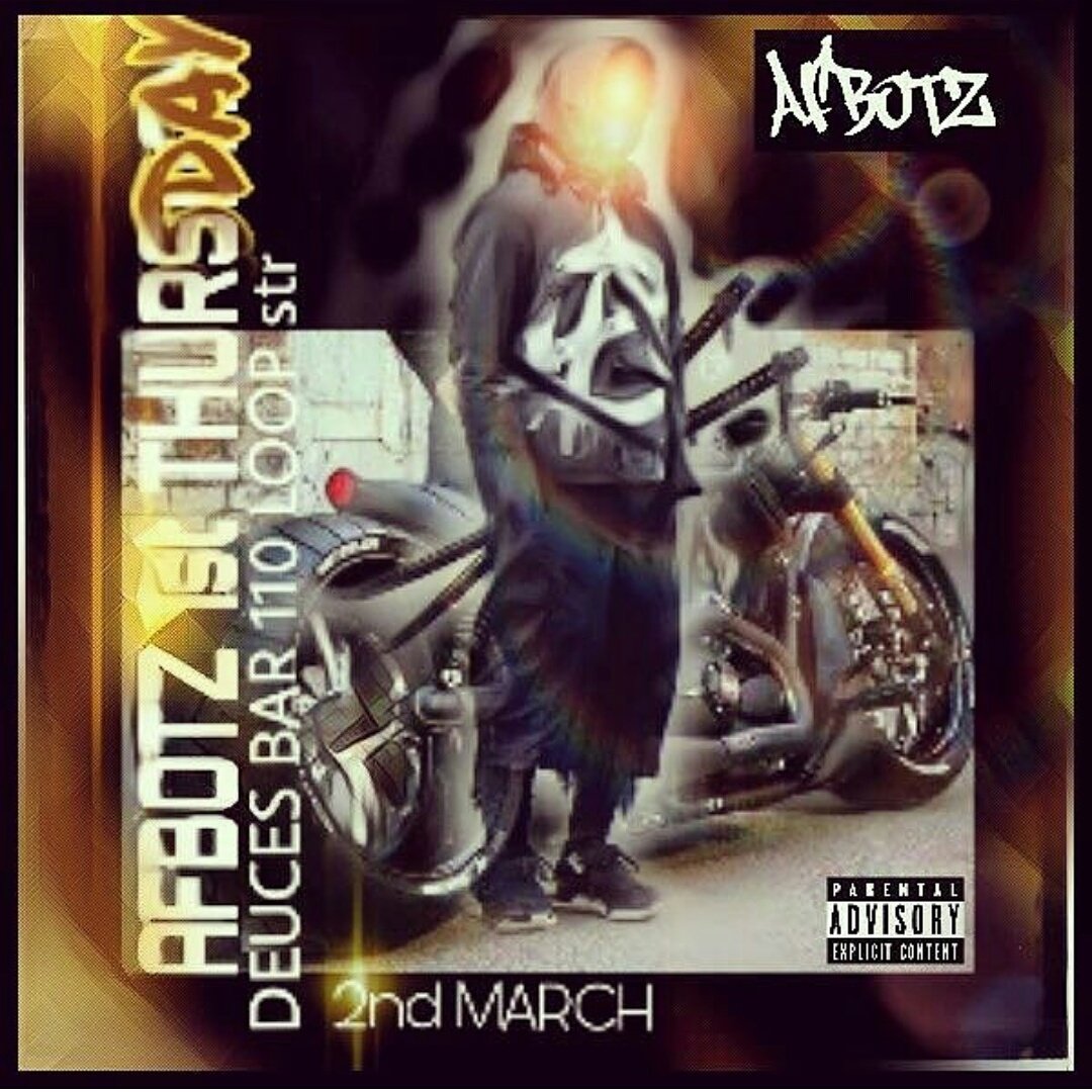 Deuce bar crew never disappoints we again reminding everyone to be at the deuce bar 2nd of March music starts 21:00