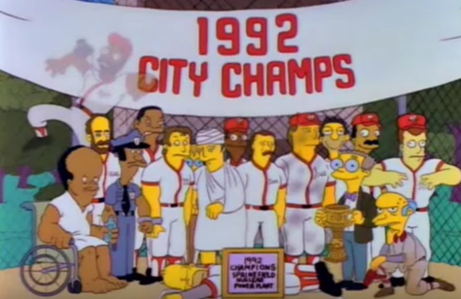 BarDown's tweet photo. ICYMI: @baseballhall to honour 25th anniversary of 'Homer at the Bat' episode of '@TheSimpsons.' MORE @ https://t.co/T7S7iNKGtz https://t.co/I5rXxLfoBh