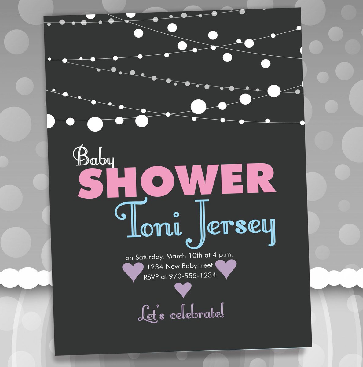 InksCreative's tweet photo. String lights an hearts Baby announcement, Baby Shower, Invite,… https://t.co/vGfKYaROu9 #InksCreative #CustomInvite https://t.co/Fd4bzWU2cS