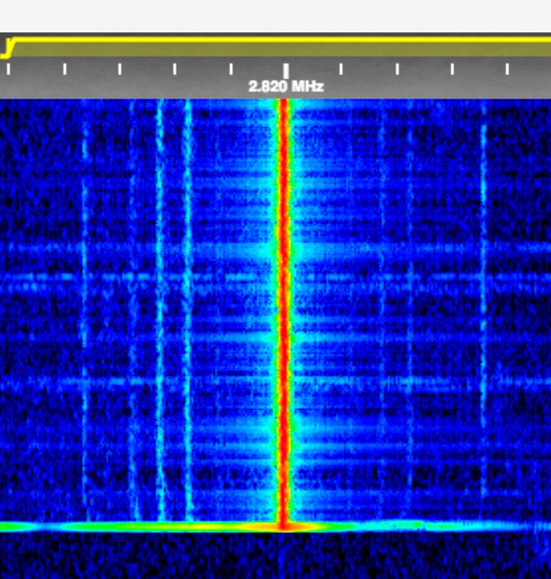 slePP's tweet photo. @ctfallen The received signal is fairly different on each of the 3 frequencies. I wonder if that's atmospheric, the transmitter, or the rx. https://t.co/DV8Pp3dBcv