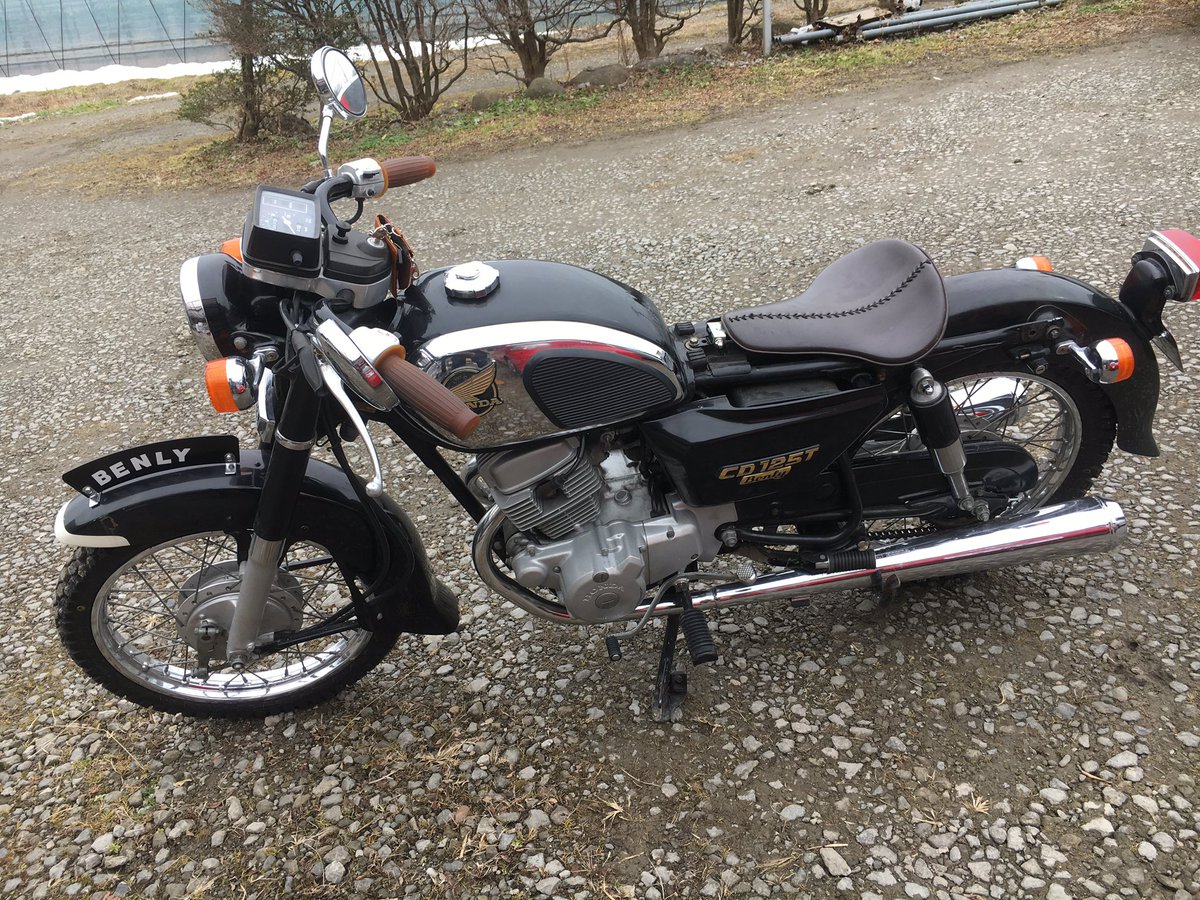 Tom Cd125はいいぞ カフェ ボバー ミリタリー クラシック ビンテージ ビジネス何にでも変身できる素晴らしいバイク