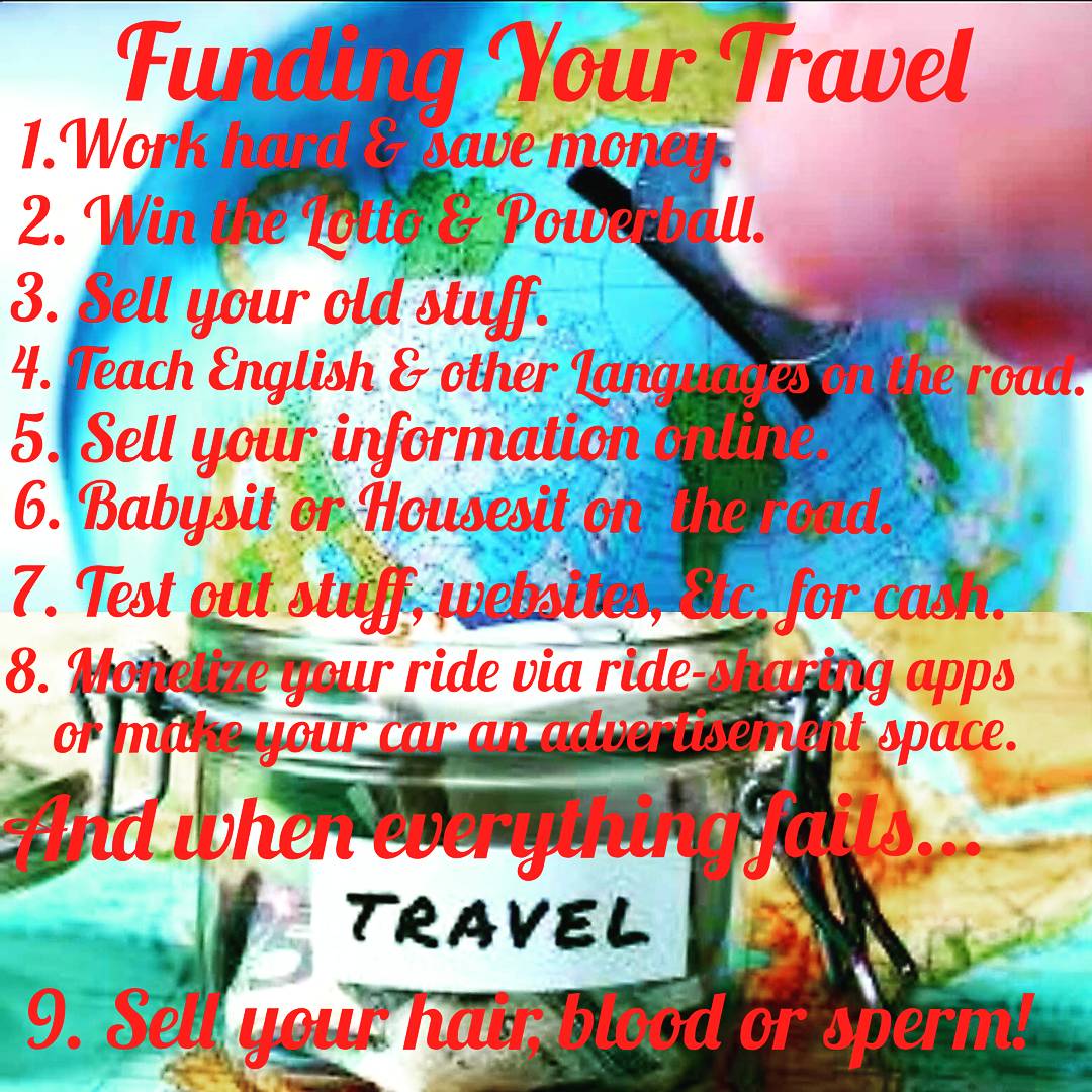 thewanker's tweet photo. Funding Your #Travel 😉👍😎 #AuthenticTravel #TravelMindset #Backpacking #Wanderlust #TravelTips #TravelLesson #TravelInspiration #TravelHumor https://t.co/9tiDj3cp8z