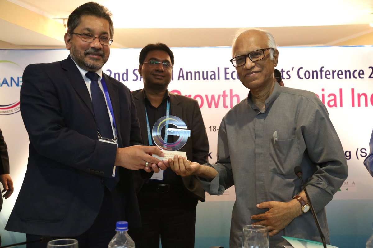 TalkEcon_IPS's tweet photo. IPS Executive Director Dr. Kelegama participated at @sanemnet 2nd Annual Economists’ Conference in B'desh recently https://t.co/ehPfnuI7ZD https://t.co/bwij2rzhZt