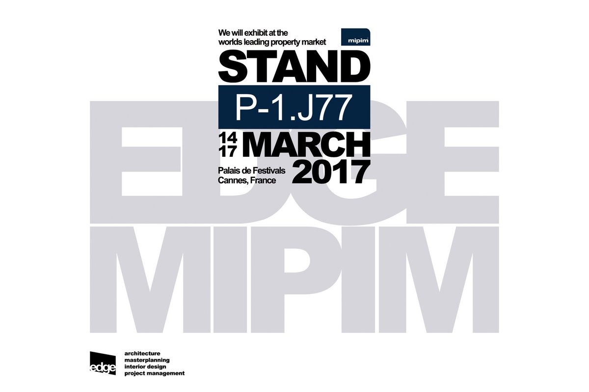EDGEdesign_'s tweet photo. From Dubai to Cannes. MIPIM 2017 here we come! 
#Architecture #Masterplanning #InteriorDesign #MIPIMFrance  #MIPIMCannes #MIPIM2017 #MIPIM https://t.co/AeTNbqkp6r