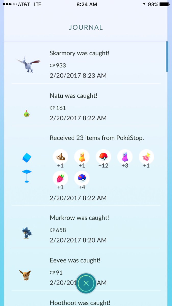 joshholmes7's tweet photo. @OMGitsAliA got an evolution item on my seventh day stop. Also received evolution items from random stops as well. https://t.co/1c7tbAmcna