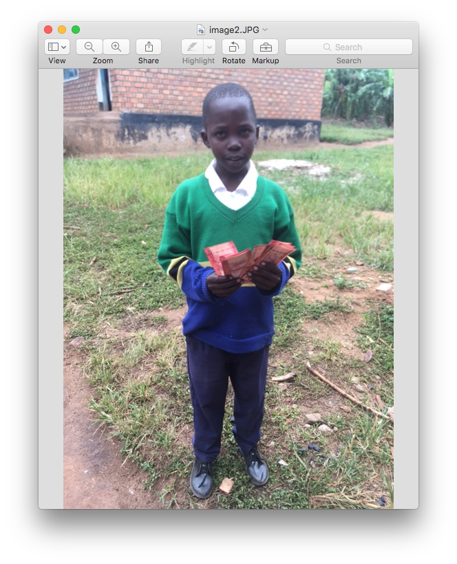 DrSusanWilson's tweet photo. Orphan Edward Joseph, who wept with @LBHSLearning teachers because he couldn't pay boarding fees for 2y school: now at school  - thank you! https://t.co/9edObkg83W