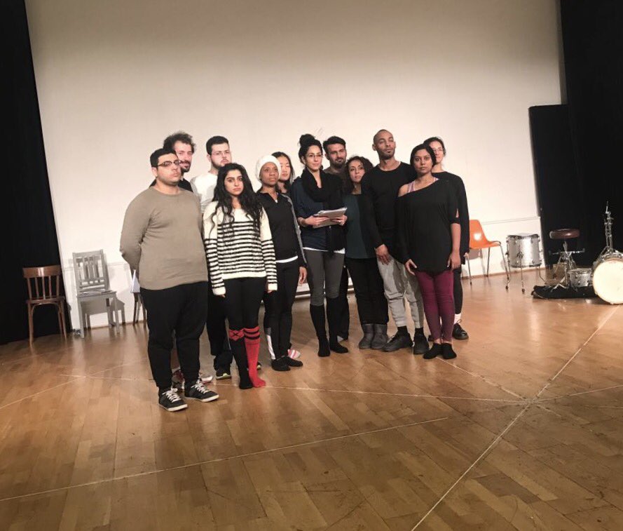 ShereenSaif's tweet photo. Butterflies doing loops! Excited about the premiere of our show 'I am my language' this Saturday, 8pm @SaadiyatCD Come watch #TranceForms https://t.co/z6YyVz9IWL