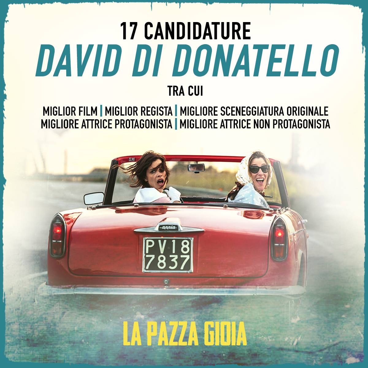 zinecitta's tweet photo. ¡Un grande éxito por una de las películas proyectada durante #Zinecittá
 #David2017 #MicaelaRamazzotti #ValeriaBruniTedeschi #LaPazzaGioia https://t.co/I9huR1zcmM