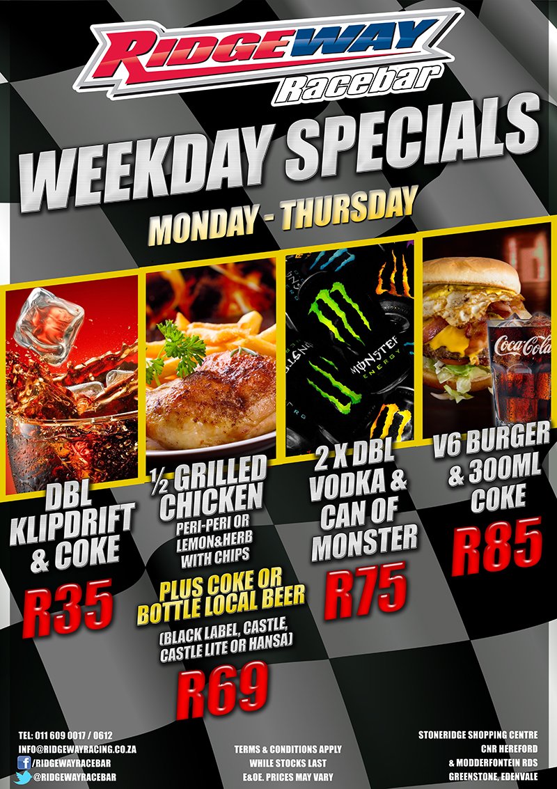 SPECIALS continue today!