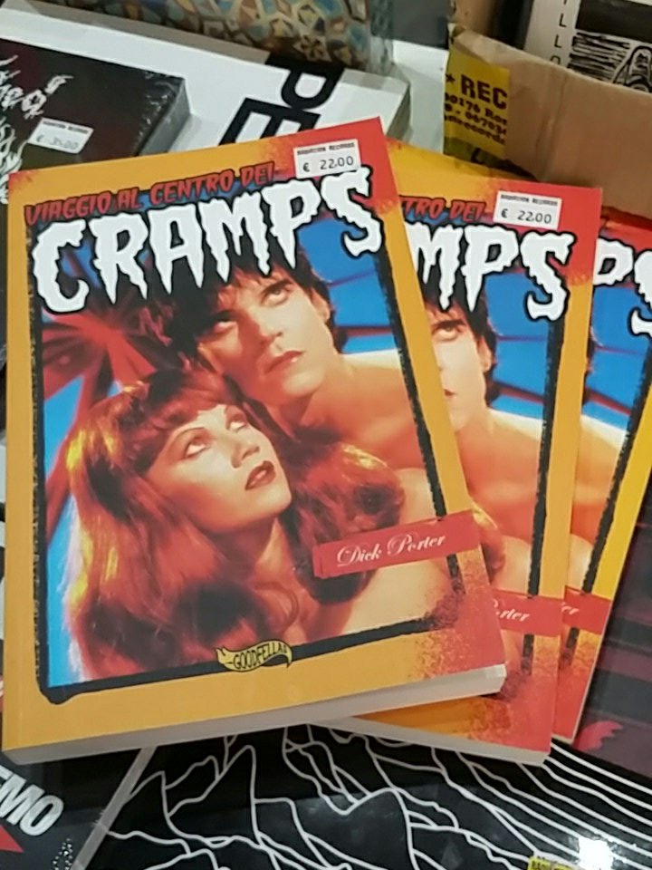 RadiationRex's tweet photo. VIAGGIO AL CENTRO DEI CRAMPS Book. New arrivals and restocks MONTI 
#radiationmonti #rionemonti #recordstore #Romeplaysvinyl #punk https://t.co/UkUiDpNicx