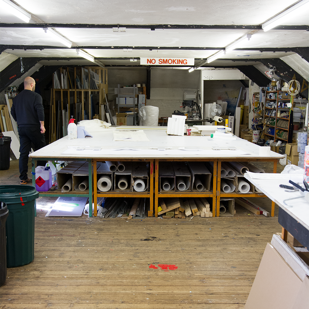 FonteyneSigns's tweet photo. Fonteyne workshop – a small insight to where signs and vinyl get made and prepared. https://t.co/Hmxq0YOAP2