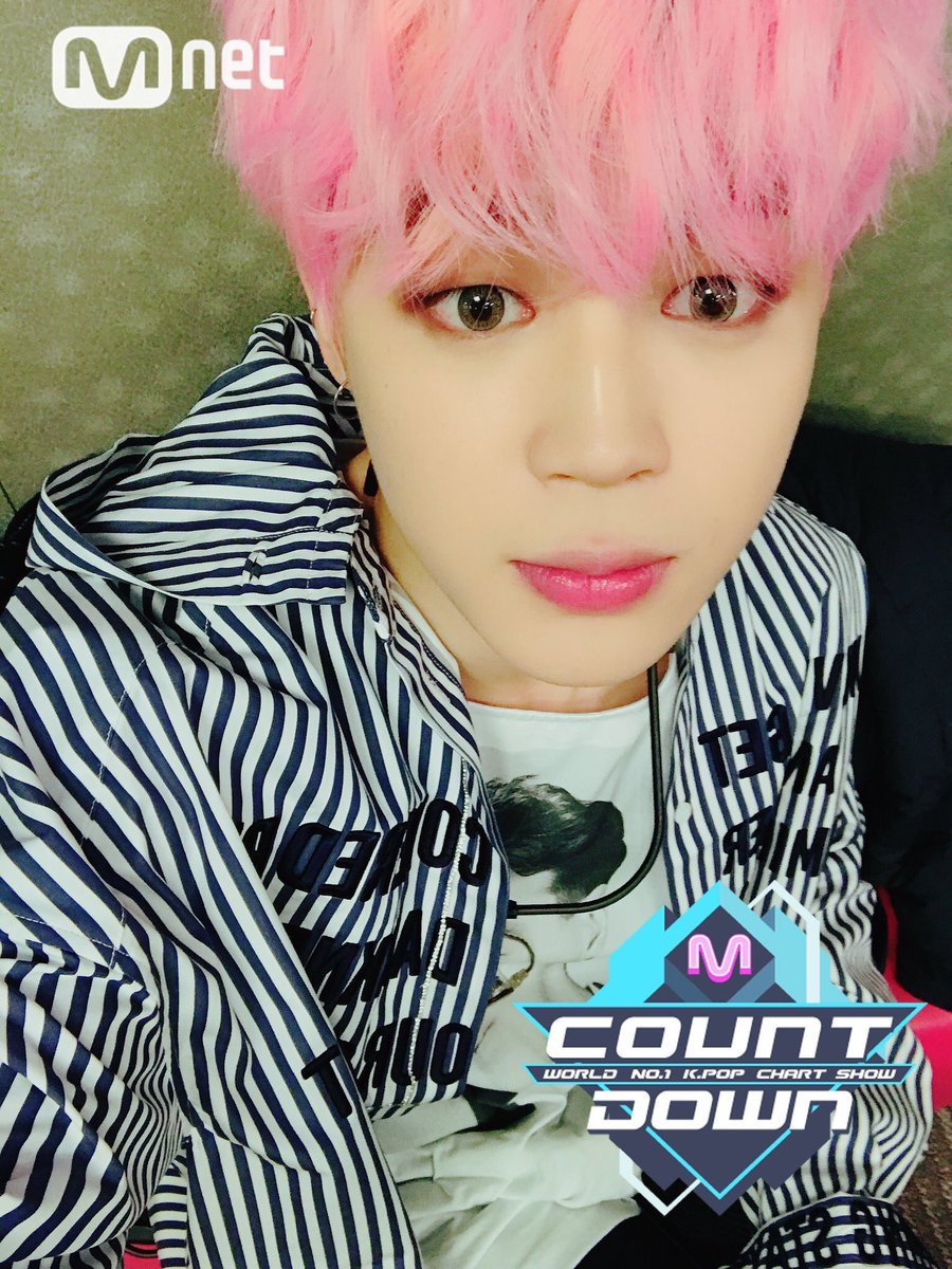 lovlysprings's tweet photo. [170223] #BTS selca on Mcountdown backstage for Comeback #JIMIN https://t.co/4TJDEtWMhn