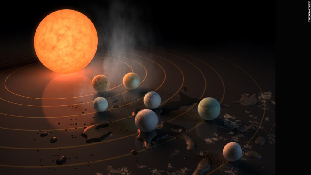 Astronomers discover at least 7 Earth-sized planets orbiting the same star 40 light-years away, NASA announces cnn.it/2meQl8Z