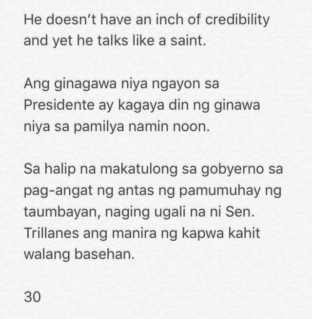 AteNancyBinay's tweet photo. On the recent statement of Sen. Trillanes regarding my family https://t.co/Ixl24SIzES