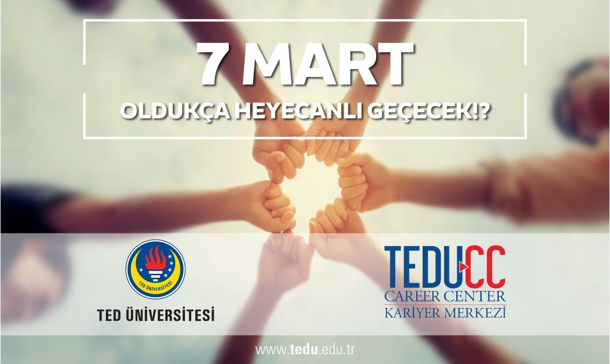 Takipte kalın! 💼 #NedenTEDÜ #TEDUCC #TEDU