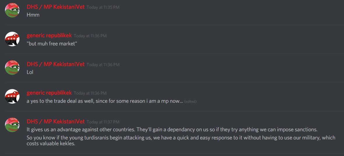 TheYoungKeks's tweet photo. With the defeat of #TCPA, @KekistanParl moves onto the next bill. This one will outlaw the dissection of frogs in #Kekistan. https://t.co/YPViOF3ztL