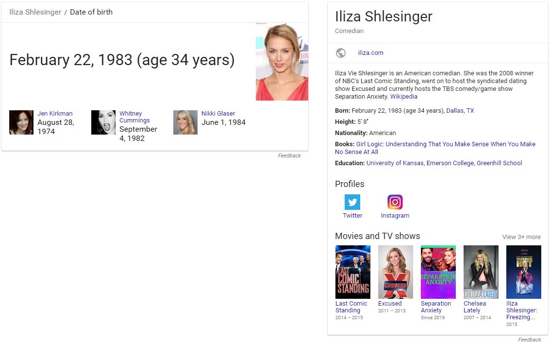 Happy Birthday Iliza Shlesinger Cheers! :D 