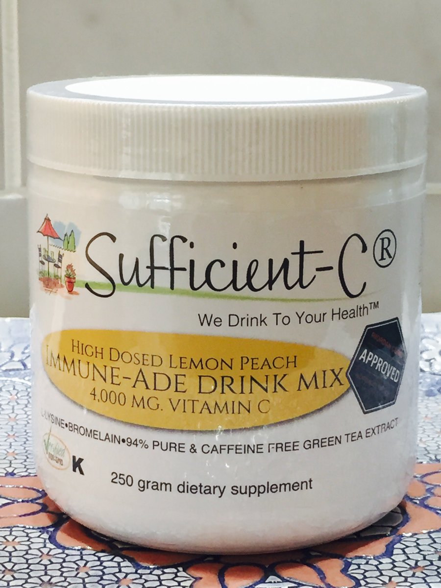 sufficientc's tweet photo. Welcome 2 our new look! Quench that thirst and enjoy that boost! #vitaminc @sufficientc #glutenfree #sugarfree #nongmo #4000mg #immunefix https://t.co/U8AjhW3uDT