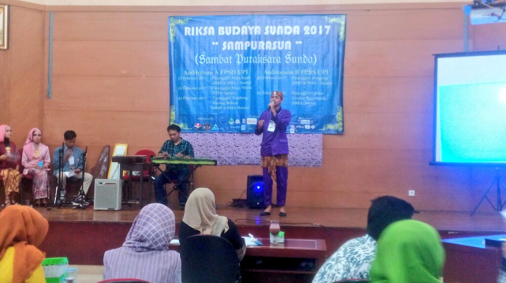 Patandang Pasanggiri Tembang Rancag Buhun SMA kategori pameget nu ka -7 no. tandang 08.