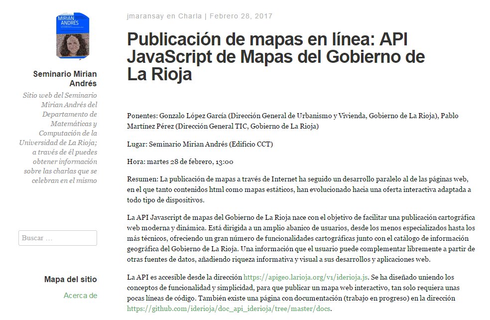 iderioja's tweet photo. Nunca hacer #WebMapping resultó tan fácil. Si el 28 estás x Logroño acércate, te lo vamos a contar todo todo todo https://t.co/A1q61kjXTH https://t.co/AbCtAsDPAa