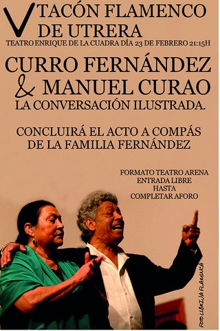 UtreraFlamenca's tweet photo. Hoy dia 23, Conferencia sobrey acto final con la familia Fernández.
Mas información en la app. https://t.co/P5plUdm3ja