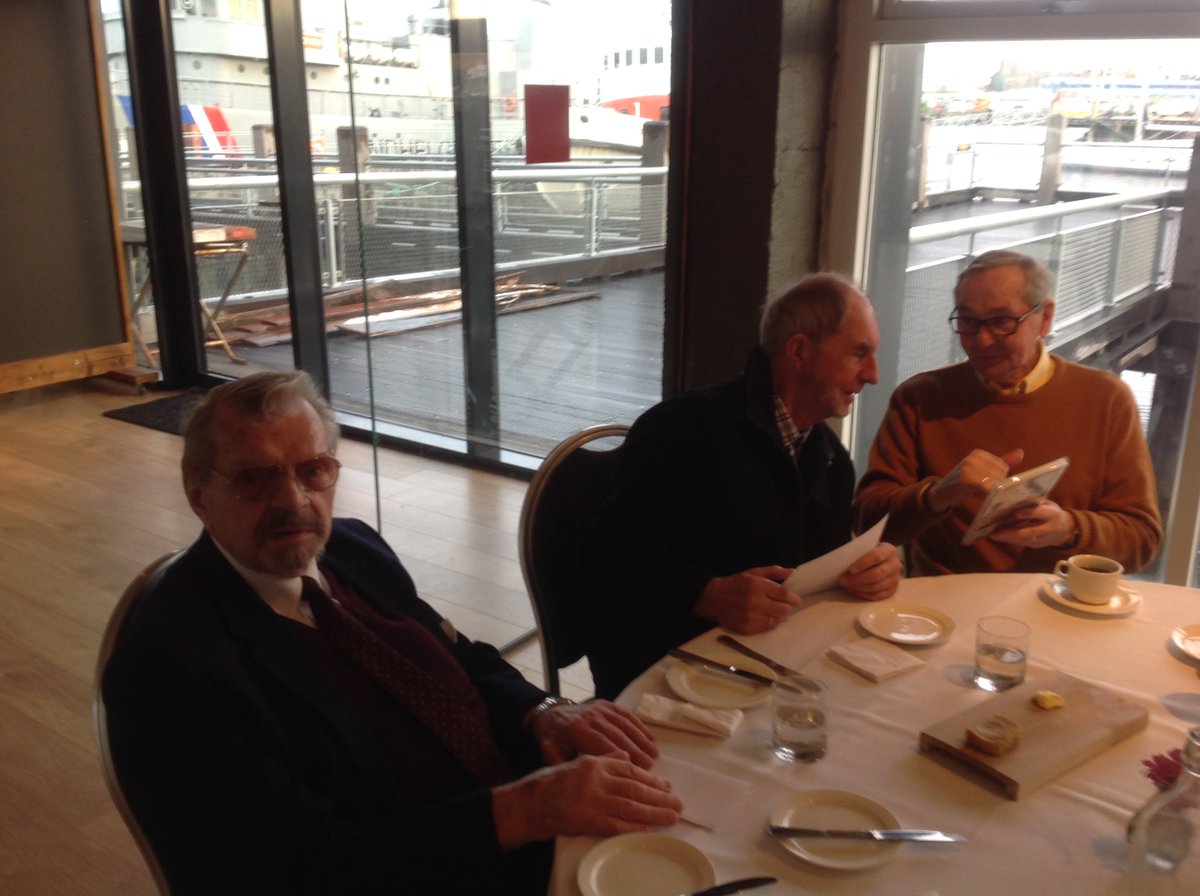 Hull_Museums's tweet photo. Victor, of the Kingston Emerald talks to members of the Friends of the Odinn about the time they cut his fishing gear away #CommonFoe https://t.co/1oo1lNqzv1