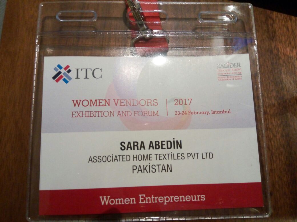 AHT_PvtLtd's tweet photo. Representing #Pakistan at The Women Vendors Conference & Forum in Istanbul! #AHT #womenvendor #ITC #textileexporter
@ITCnews @kagider https://t.co/db6e3ewycj