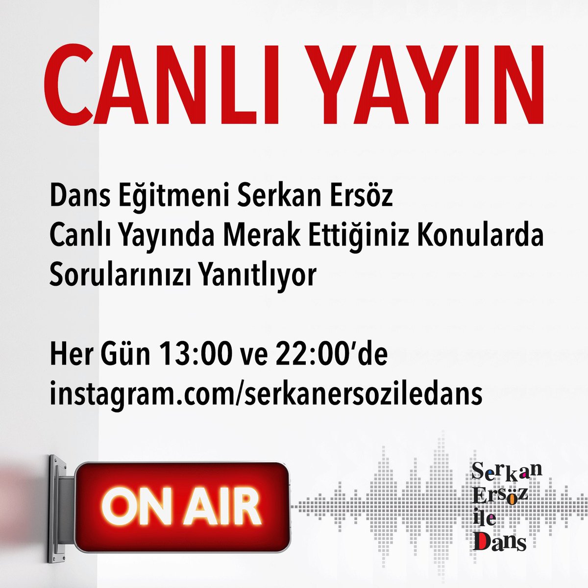 ilkdanstv's tweet photo. Bugün instagramda canlı yayındayız ...Dans hakkında herseyi konusacagız ..bekleriz https://t.co/WIZj44ALiO