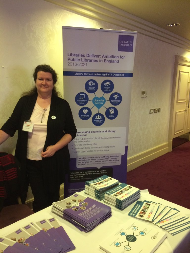 sheilabennett's tweet photo. Talking about libraries @LGAculturesport conference #LGACTS https://t.co/u4LDQLDAAw