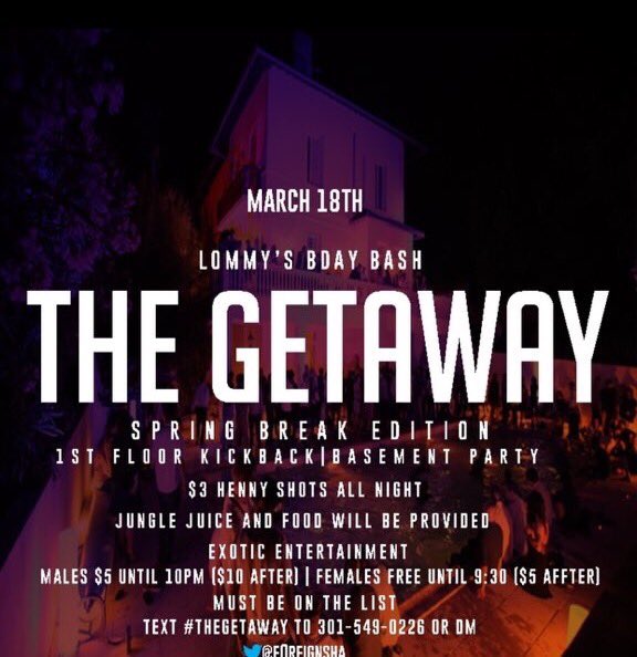 DreamBoyz__ENT's tweet photo. MANSION PARTY ‼️
#THEGETAWAY 🚣🏾🍹💊 
 
when ? March 18th 🗓
9pm to 4 am

MUST BE ON LIST 📍📝 

Dm @f0reignSha_ or text #Thegetway to 3015490226 https://t.co/zn2BciG28x