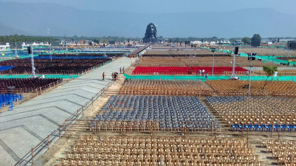 ishafoundation's tweet photo. #Mahashivratri preparations at #IshaYogaCenter, a sneak peek!
Join free live web stream on 24-Feb from 6pm at https://t.co/wMs7XBovpX https://t.co/fUqDeqy9lV