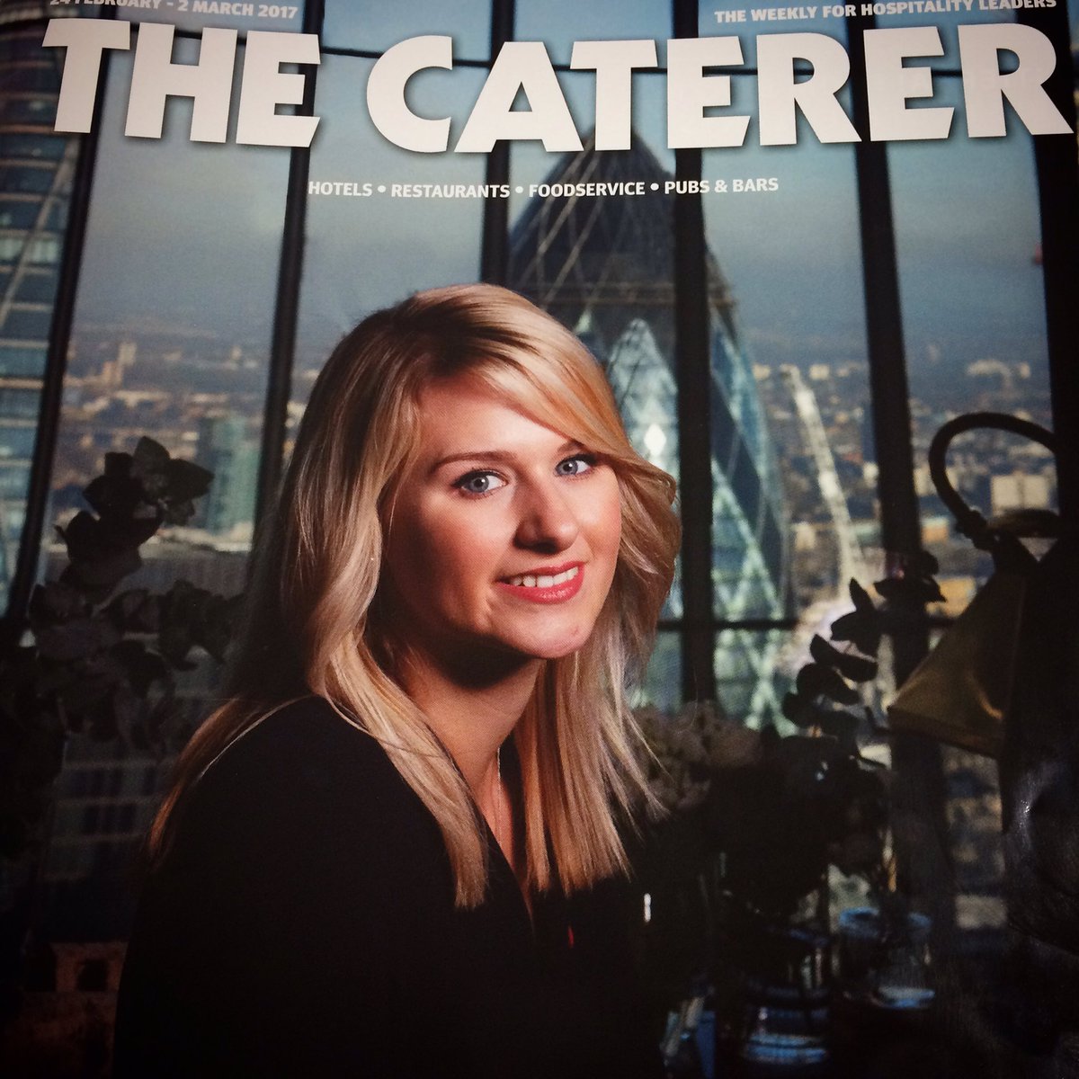 katherineprice's tweet photo. I spy #gss2016 winner @SantnerJennifer on the cover of this week's @Caterertweets! #gss2017 @goldscholarship https://t.co/XvNxUqS4lN