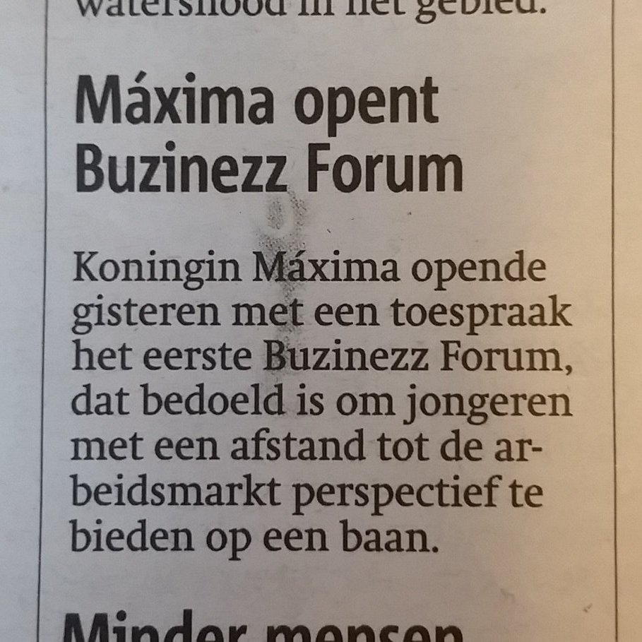 pwvermeer's tweet photo. @Buzinezzclub Vandaag ook in Metro met Buzinezz Forum bij @SIFUtrecht! Mooie, en terechte, PR! https://t.co/sQug2q45ol