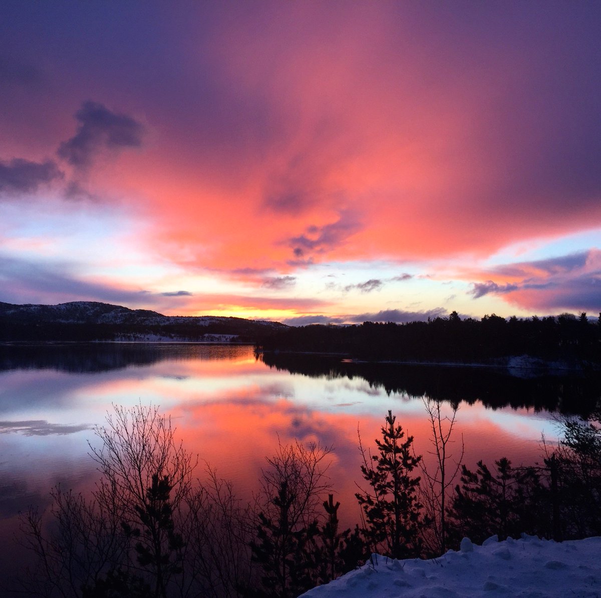 briefingfosen's tweet photo. Ikke verst å kjøre på jobb i dag tidlig :-) #fosnafolket #yr #fosen #travel #earlybird https://t.co/HJyEvmugNZ