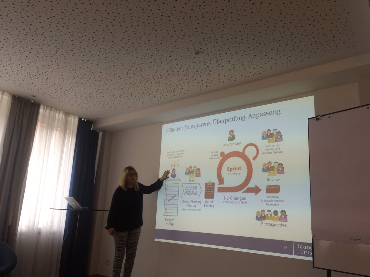 Sprints, Scrum &amp; Scope: @Angela__Lehmann zum Thema "Agiles Projektmanagement" #agility #scrum