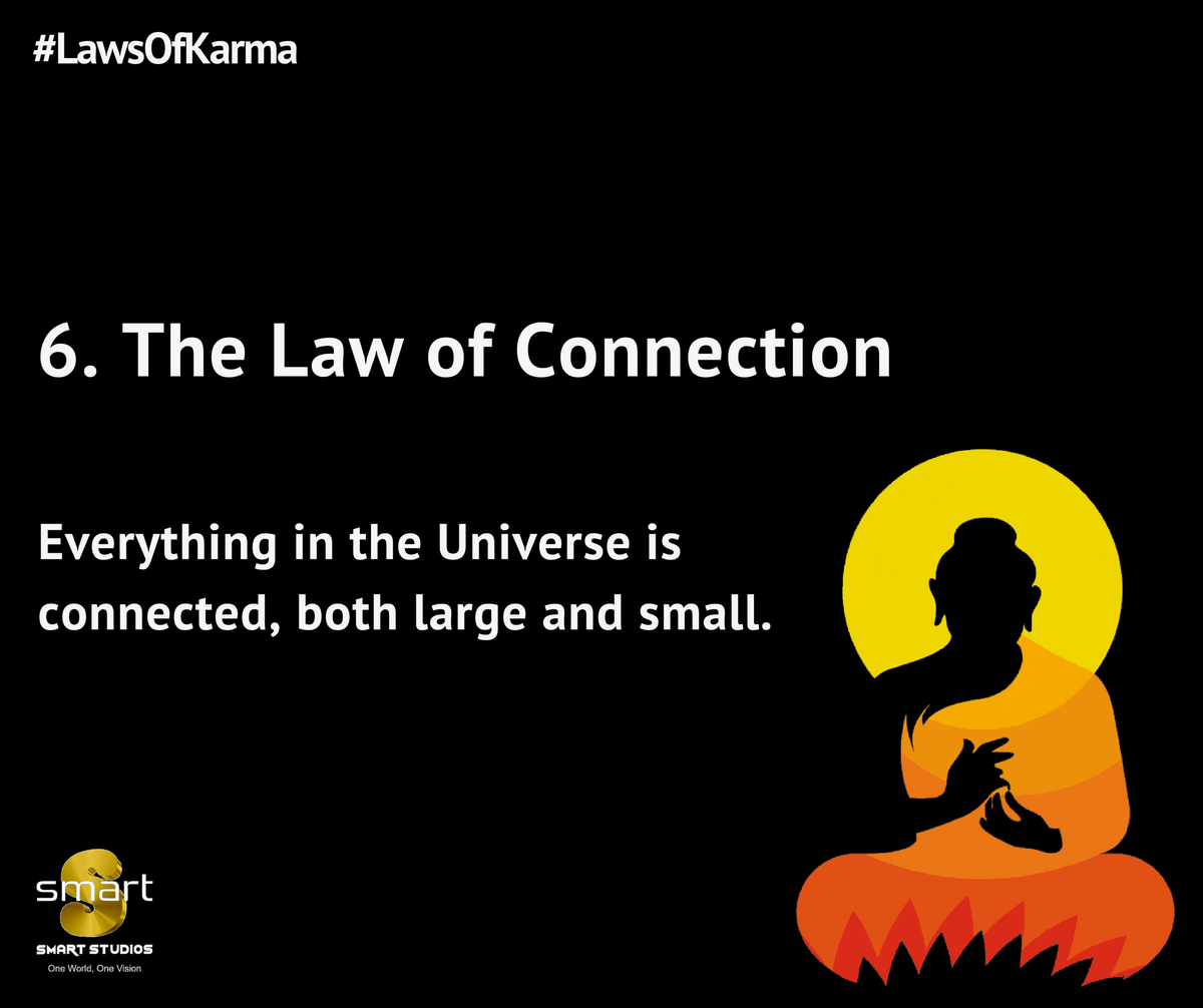 SmartStudios_'s tweet image. Our past, present and future are all connected. 
#LawsOfKarma #LawOfConnection #Karma #LifeCycle