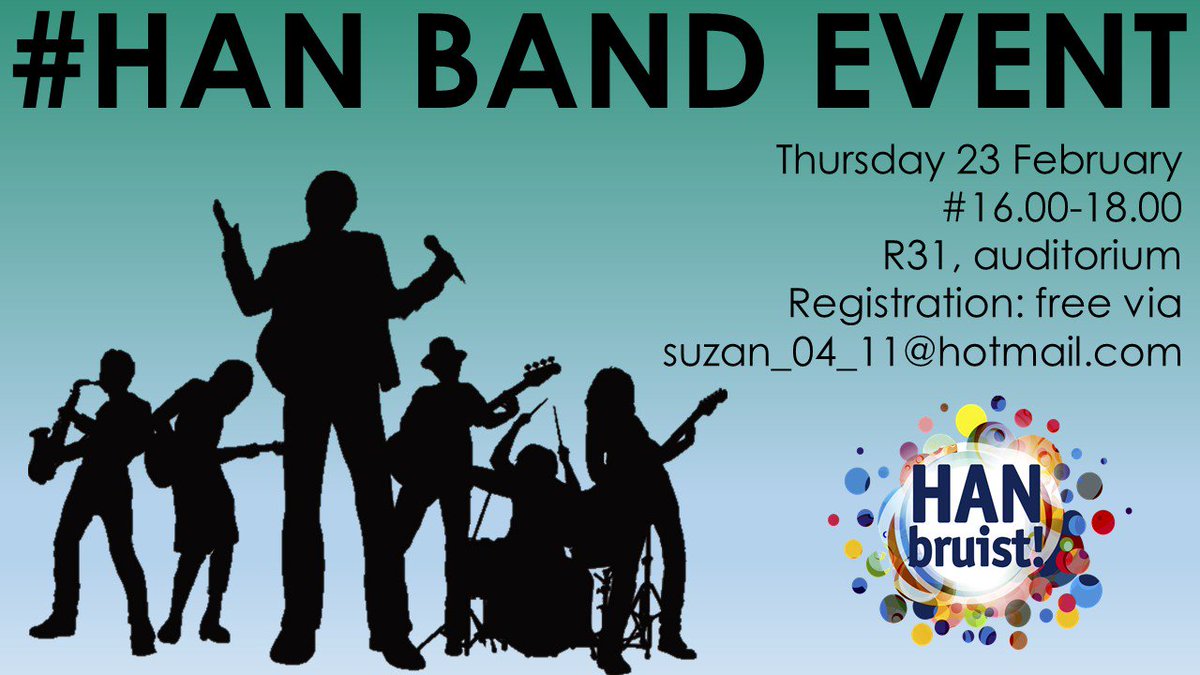 Do you play any sort of instrument, or can you sing like an angel and are you interested in playing in a band? Don't miss this event! ENG/NL