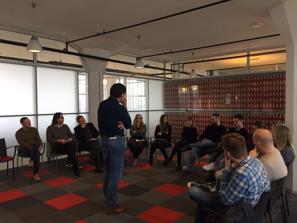 Een ochtend nadenken met de collega's over duurzaamheid met <a href="/willemlageweg/">Willem Lageweg</a> #greenkey training <a href="/van_nelle/">Van Nelle Fabriek</a>