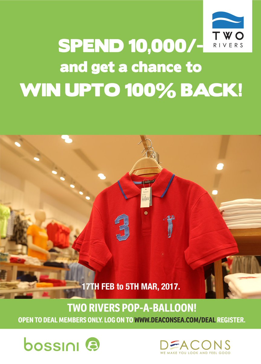 TwoRivers_KE's tweet photo. Spend 10,000/- & get a chance to win up to 100% of your money back! Offer only to Deacons Deal Members.
https://t.co/ruD6mJolKYΒ #TwoAwesome! https://t.co/3opTPyd3xm