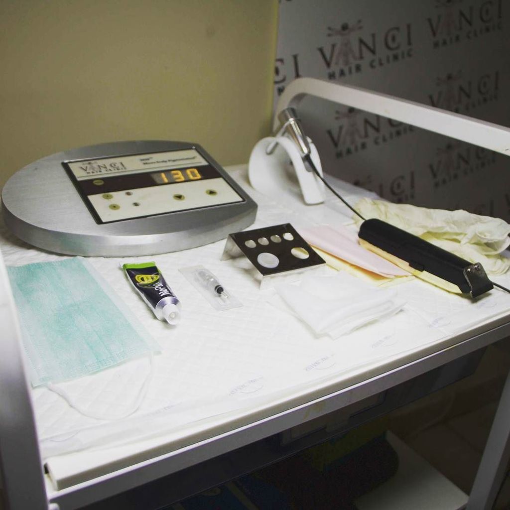 VinciHairNG's tweet image. All the tools for a #MicroScalpPigmentation procedure. A clipper to level hair, a No-Pain … ift.tt/2mfiEUQ