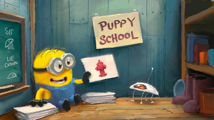 Yarrow_Cheney's tweet photo. Puppy School https://t.co/sj20i5Tpb8