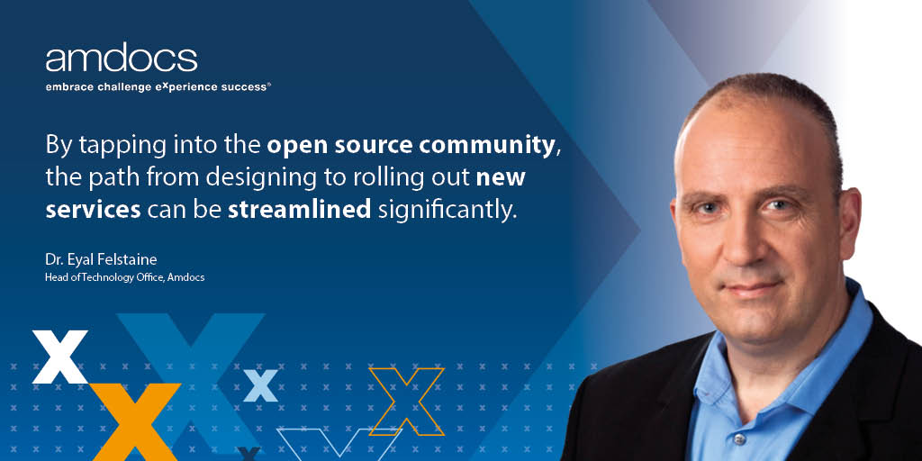 Amdocs's tweet image. In-depth analysis from Dr. Eyal Felstaine on why it makes sense to open-source #ECOMP  bit.ly/2maO7Lp