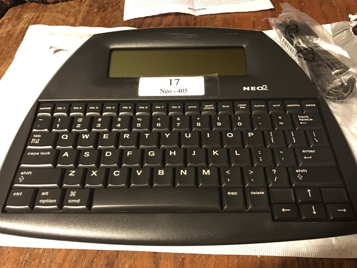 #new #writingtool #alphasmartneo2 #electrickeyboard #nointernet #writing #author #amwriting #awesome