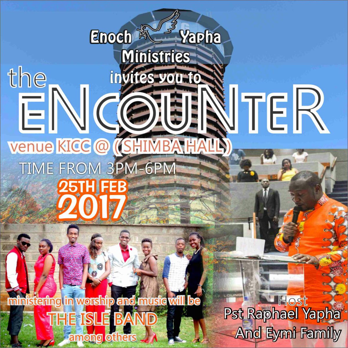 EymiYapha's tweet photo. This Saturday! Do not miss this!
#yearofgreatness
#yearofestablishment
#EYMI
#THE ENCOUNTER-EYMI https://t.co/r3Rl6b2hkY
