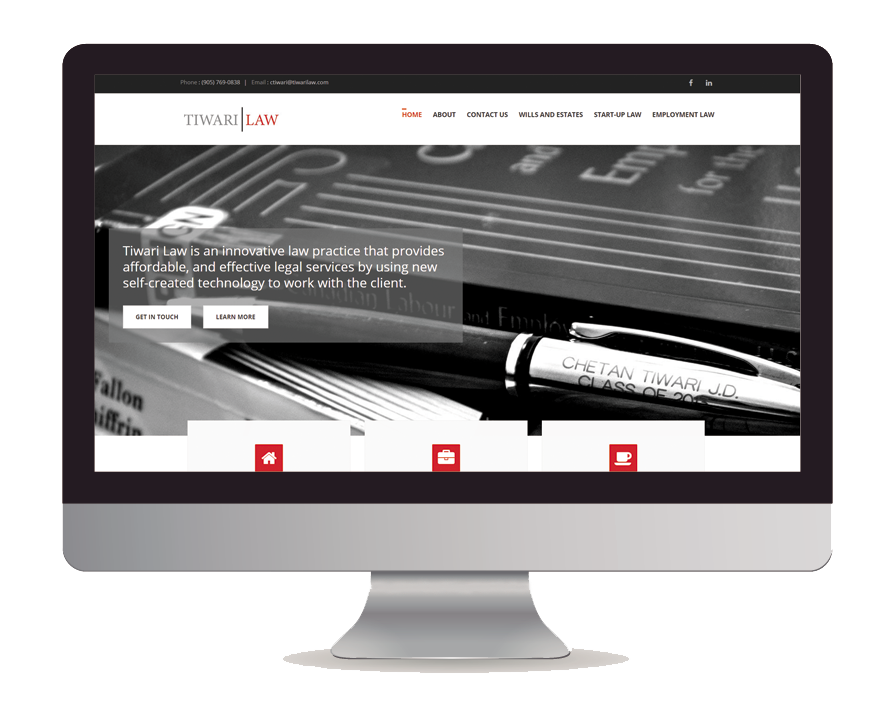 Tiwari Law Accessed a Great Website at a Great Price. #happycustomer #happytextperts