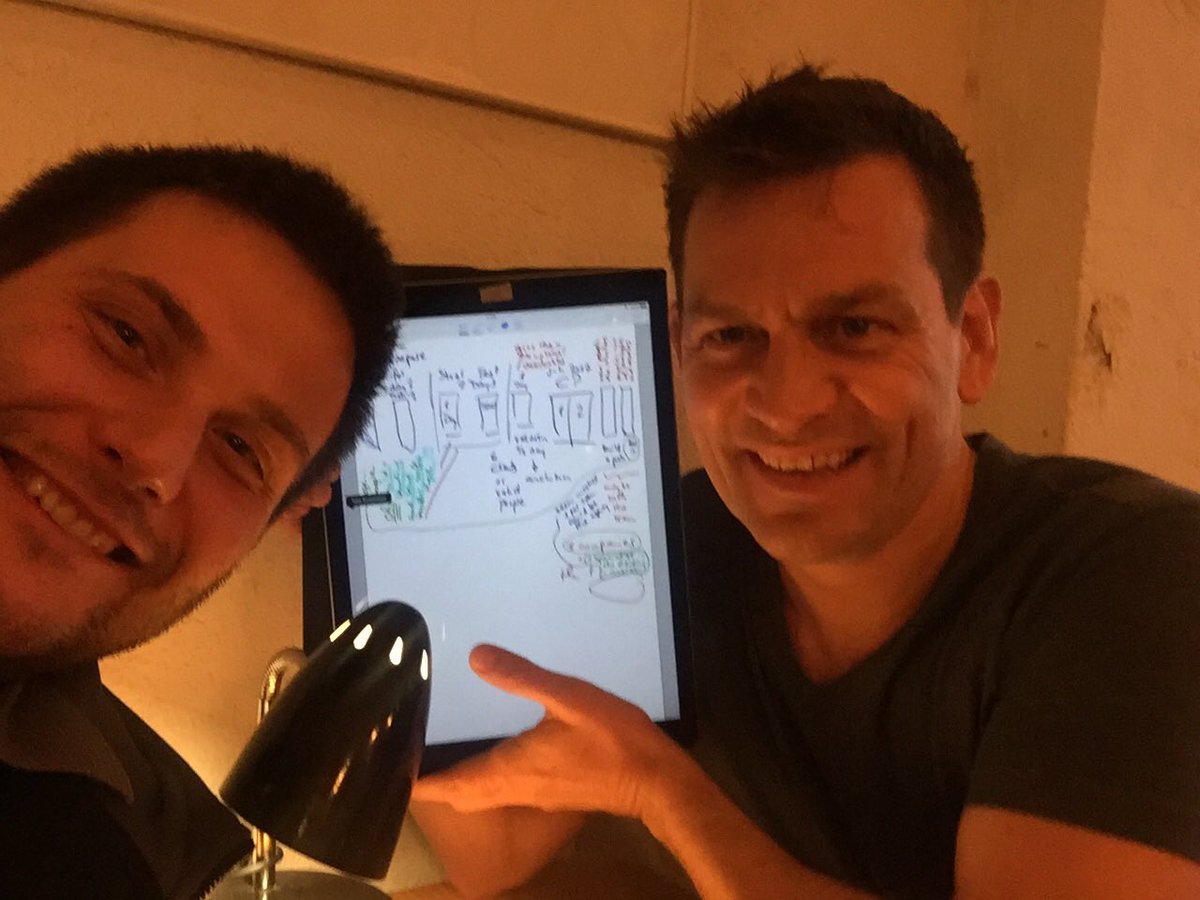 We met for the 1st time and out of nothing came up with a concept that I like a lot. Thank you <a href="/bzgds/">Bartosz Balewski</a> #Barcelona and #wiad17 – Let's do it!