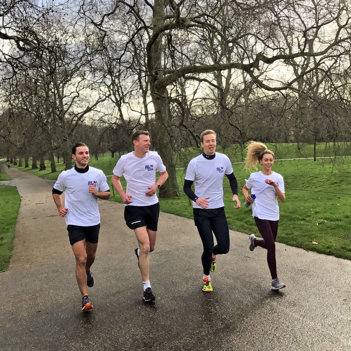 What a fantastic morning. Not even #StormDoris could ruin the run! The entrepreneurs were amazing and Glenn was really impressed👏🏼