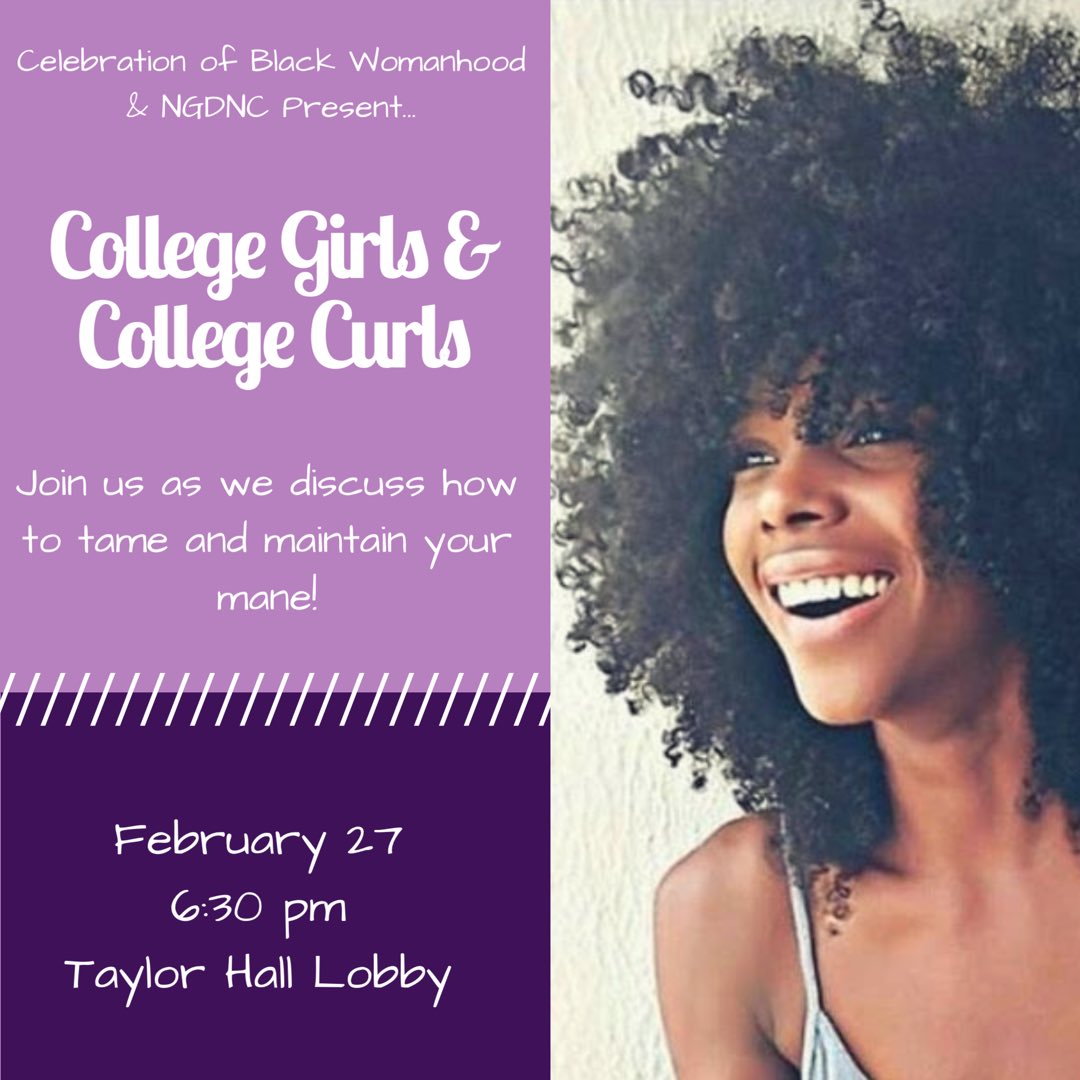 Carolina_Curls's tweet photo. Join us next week as we collaborate with @UNC_CBW! https://t.co/jp4NrR2Q2M