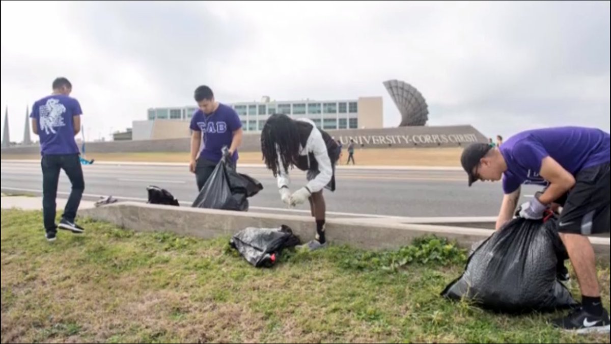 Life's most persistent &amp; urgent question is, "What are you doing for others?" - Dr. Martin Luther King, Jr. #TAMUCC #CommunityService